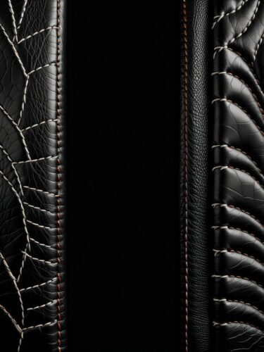 Premium Black Leather Background
