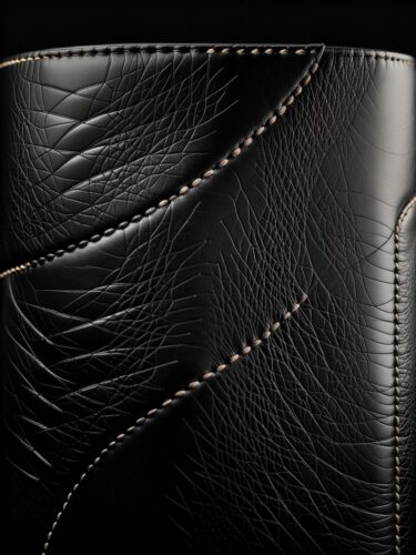 Premium Black Leather Background