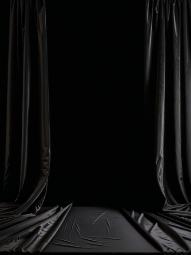 Elegant Black Velvet Backdrop for High-End Product Photography