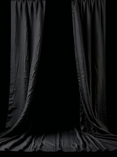 Elegant Black Linen Backdrop for Product Photography
