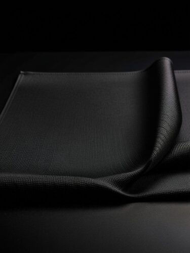 Luxurious Black Microfiber Surface