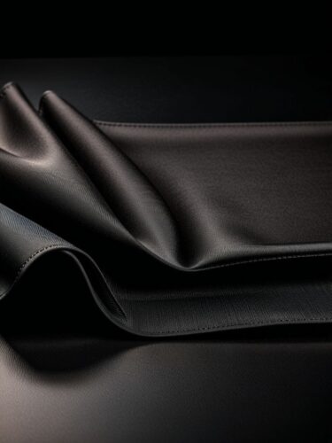 Luxurious Black Microfiber Surface for Product Photography